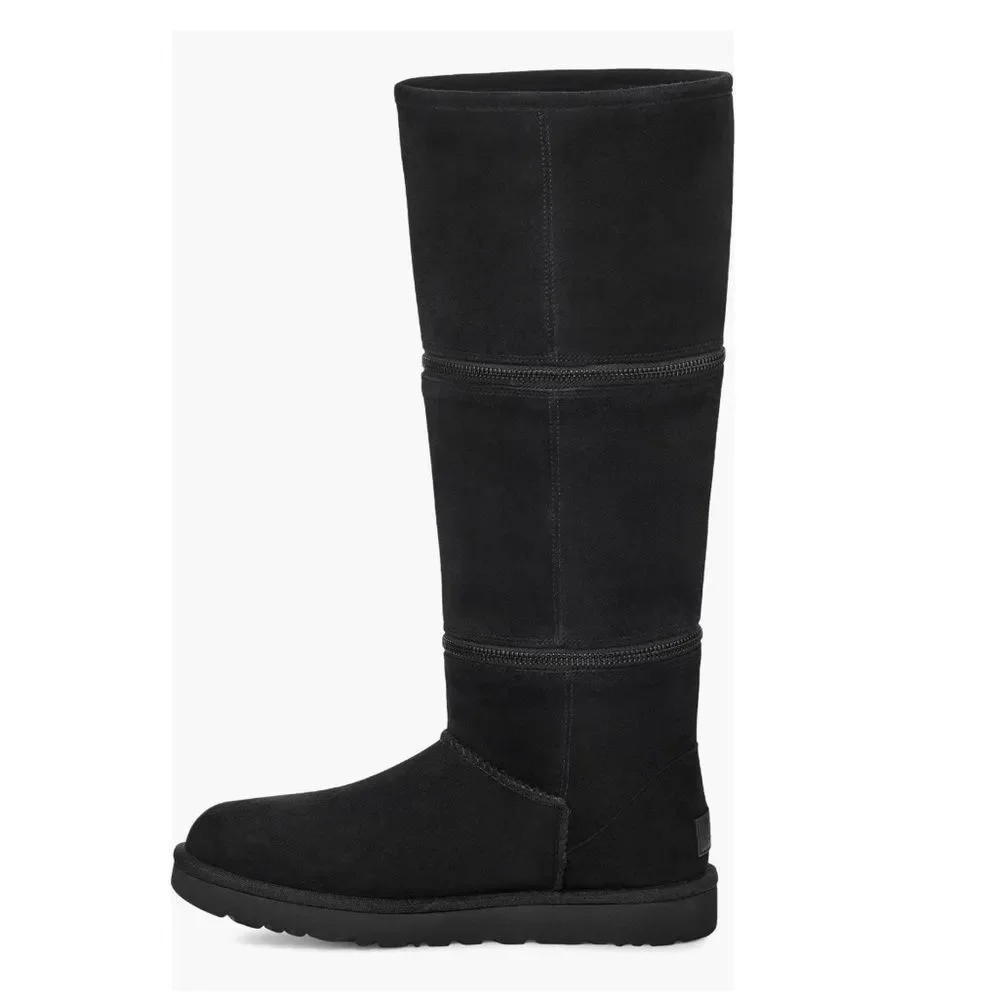 UGG Classic Ultra Convertible Tall Boots in Black, New, Size EU37 US6
